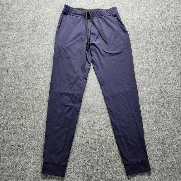 Public Rec Pants Mens Blue All Day Every Day Gym Joggers Stretch Sweat 30x34 - Picture 1 of 14